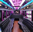 a limousine interior