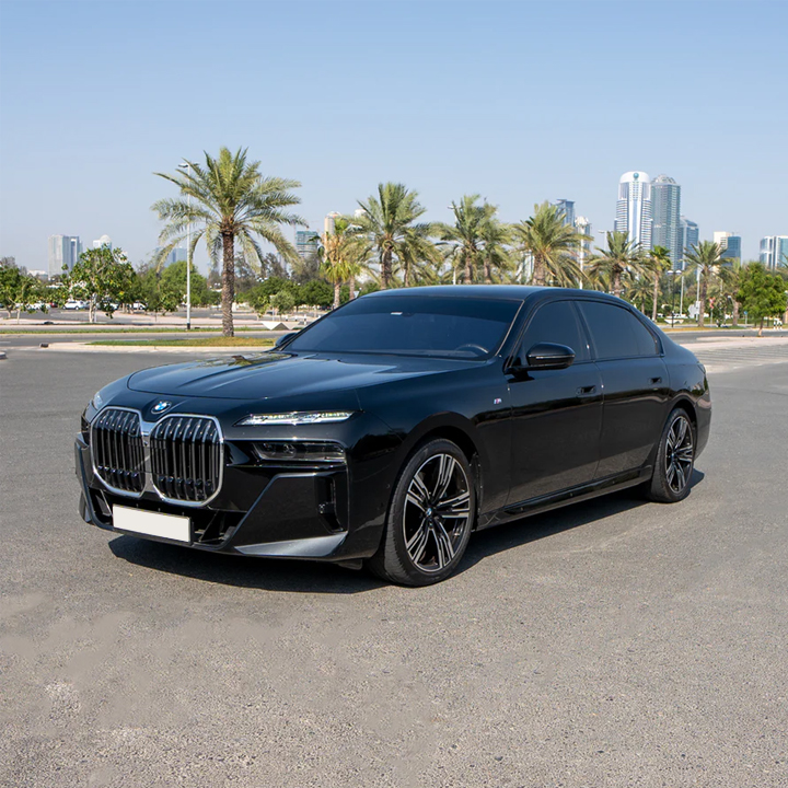 BMW 7 luxury sedan rental
