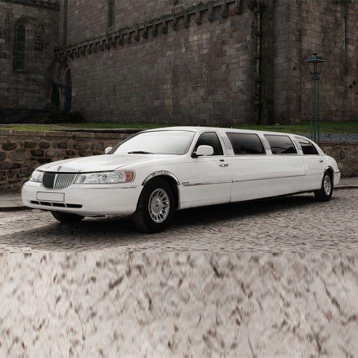 Stretch Limo Chrysler White limo rental UAE service
